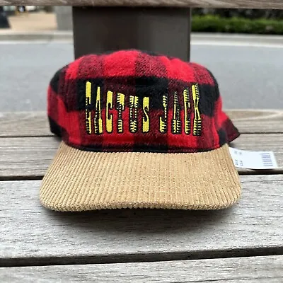 ECW Cactus Jack Mick Foley Corduroy Plaid Trucker Snapback Hat Cap NWT RARE • $39.99