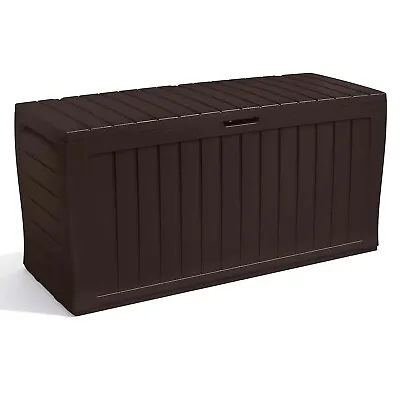 £30 • Buy Brown Keter Marvel Plus Outdoor Garden Storage Box 270L - Flat Pack B Grade