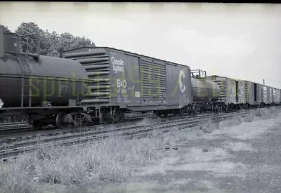 BO Baltimore & Ohio Freight - Boxcar #471480 - Vintage Railroad Negative • $19.45