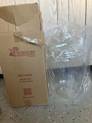 PET Carboy 5 Gallon From The Vintage Shop Brand New Set Of 2 NOS • $40