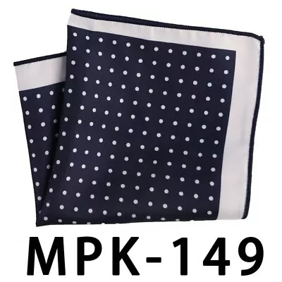 Mens Handkerchief Pocket Square   Man Dots Paisley Print Men Chest Hankies • £1.19