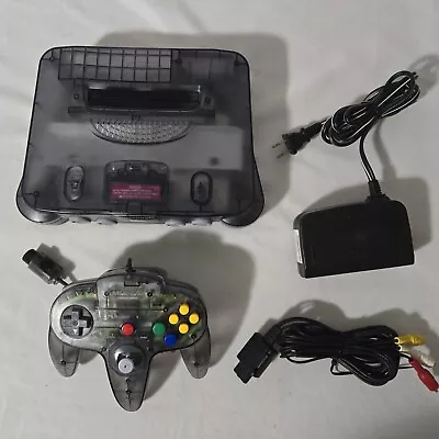 Funtactic Smoke Gray N64 Console Matching Controller And Cables (NINTENDO 64) • $189.99