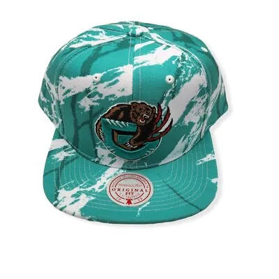 Mitchell & Ness Memphis Grizzlies Down For All Teal Adjustable Snapback Hat Cap • $38.99