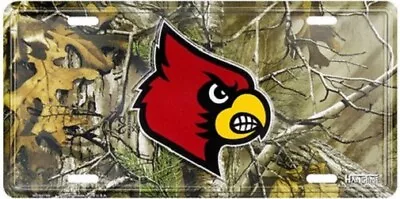 Louisville Cardinals NCAA Camo License Plate • $11.85