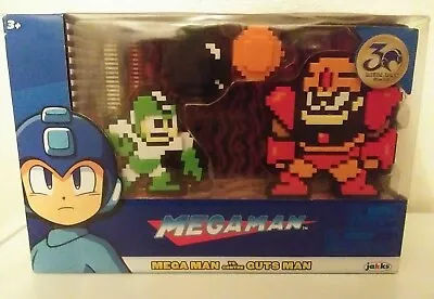 Mega Man Vs Guts Man 30th Mega Man Anniversary Action Figure By JAKKS Pacific • $19.99