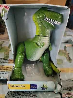 Toy Story Talking Rex Dinosaur 12 Inch Toy Disney Parks Exclusive Damaged Box • $50.94