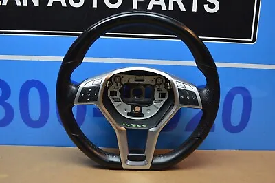 2014 W212 Mercedes E63 Amg Sport  Wheel Paddle Shift Black Leather Oem • $360