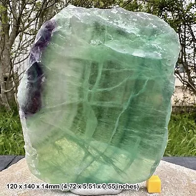 Fluorite Slice Spiritual Healing Crystal Mineral Stone Genuine • £19.20