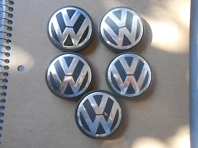 Center Cap  For MK4-on  Vw Models  Original Components QTY Of 5; P #1J0601171 • $19.90