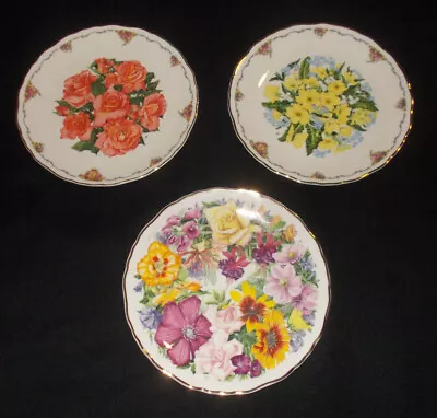 The Queen Mothers Favourite Flowers & Bouquet Royal Albert Plates - Select Plate • £25