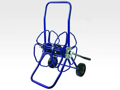 Blue Heavy Duty Metal Hose Reel With Wheels - Only Reel • £125