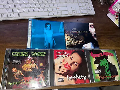 MARILYN MANSON CD LOT (5 TOTAL CD’s) METAL ROCK INDUSTRIAL METAL  • $45