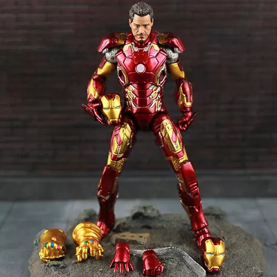 Marvel Avengers Iron Man MK43 Movable Figure Toy Model Kid Toy Collection NO BOX • £28.79