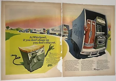 Vintage 1950s Double Whirlpool Appliance Magazine Advertisement • $4.99