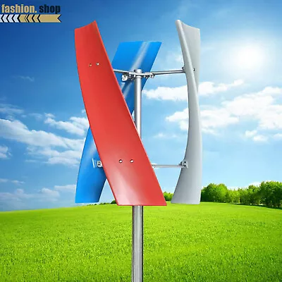 400W 24V Vertical Axis Wind Power Turbine Generator Controller Home Windmill Kit • $192.70