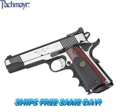 Pachmayr American Legend Grip W/ Finger Grooves 1911 Government Commander 00423 • $50.84