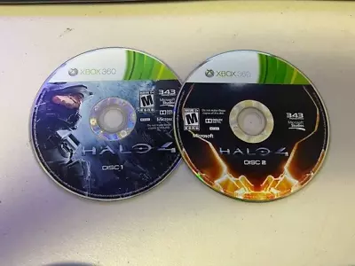 Halo 4 (Microsoft Xbox 360 2012) NO TRACKING - DISCS ONLY #A6348 • $5.25