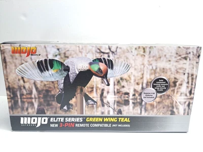 $49.79 • Buy Mojo Elite Series Green Wing Teal Duck Decoy W' Spinning Wings HW2474-3P