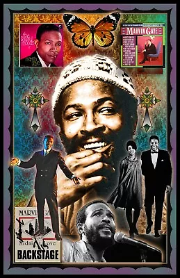 Marvin Gaye  11x17  Fan Tribute Poster - 11x17  - Vivid Colors! • $15
