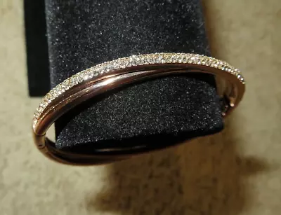 Michael Kors Rose Gold Crystal Bangle Bracelet • $39