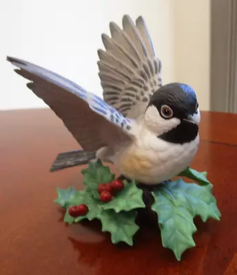 Vintage Lenox Garden Birds Black Capped Chickadee Figurine • $19.99