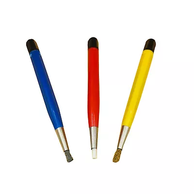 3PCS New Practical Copper Steel Scratch Brush Pen Watch Repair Rust Removal Tool • $14.78