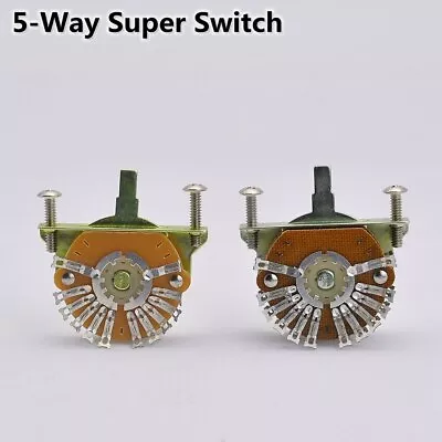 2-Pole Single Wafer / 4-Pole Double Wafer 5-Way Super Switch • $24.19