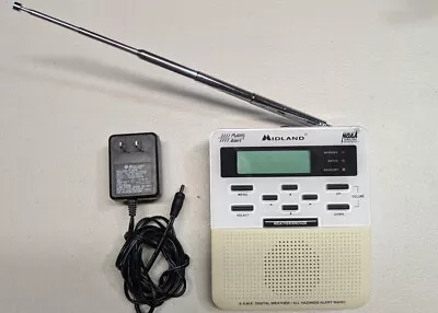 Working Midland WR-100 NOAA All Hazards Weather Public Alert Radio StormWarning  • $18