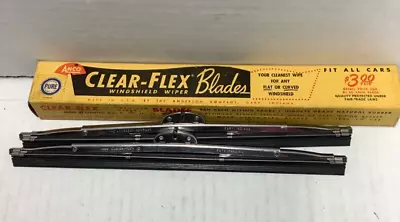 Vintage Anco Clear-Flex No. 500 8 1/4  Windshield Wiper Blades New - S4a • $35