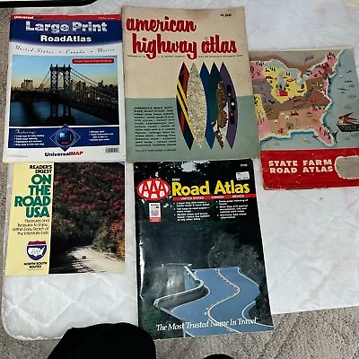 Vintage Road Map Lot 5 Total • $0.99