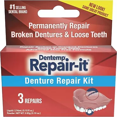 Repair Kit - Repair-It Advanced Formula Denture Repair Kit - Denture Repair Kit • $15.99