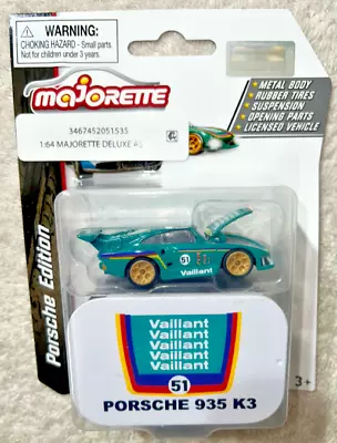 Majorette Vaillant Porsche 935 K3 Porsche Edition **new** • $11.95