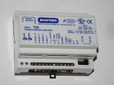 MagPowr TSA Tension Sensor Amplifier Voltage Load Cell Module Maxcess Unit USA • $249