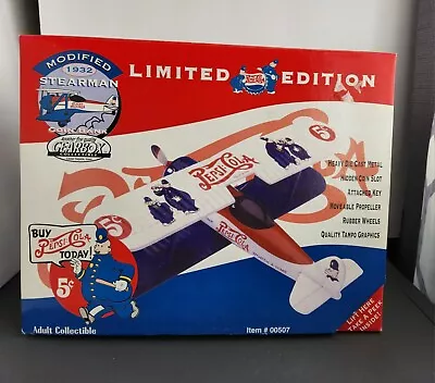 Pepsi Vintage 1996  Stearman 1932 Bi-plane Coin Bank  • $25.50