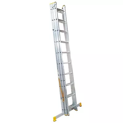 Triple Extension Ladders - 3 Section Trade Master EN131 Professional Aluminium • £274.98