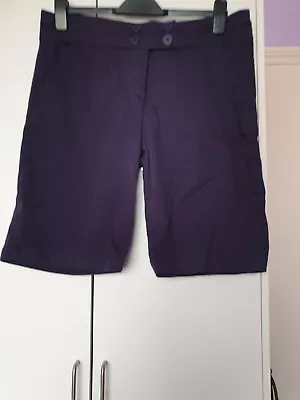 Ladies Ethel Austin Navy Shorts Size 14 • £0.99