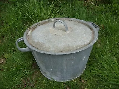 Vintage Beldray 3 1/2 Gallon Galvanised Wash Tub. Complete. Ideal Garden. • £28