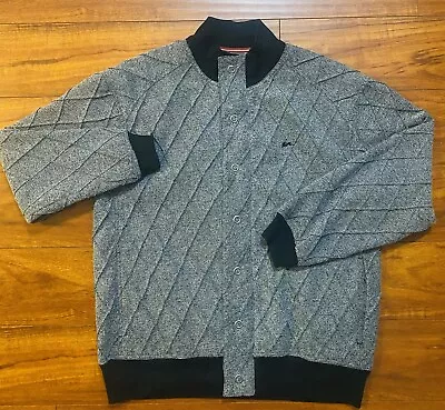 A. Tiziano Jacket Gray/Black Rabbit Sz XL • $39.20