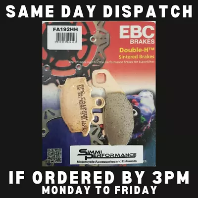 EBC HH Rear Brake Pads Kawasaki Z1000SX 2011 To 2015 2016 2017 2018 2019 2020 • £26.05