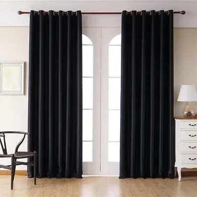 $514.09 • Buy Modern Blackout Curtains Window Thick Curtain For Bedroom High Shad Drapes Blind