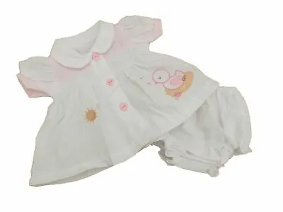  Premature Baby Girl Dress & Pants Set Duck First Size Tiny Baby 3-5-8lbs • £9.95
