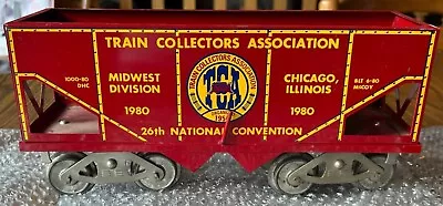 McCOY'S TRAIN 1980 ILLINOIS 26th TCA CONVENTION HOPPER CAR STANDARD GAUGE • $149.99