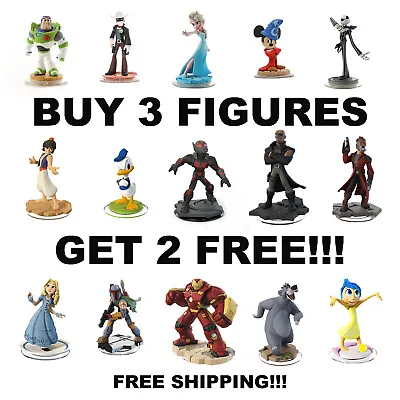 Disney Infinity Figures 1.0 2.0 3.0 Pick Your Figures Buy 3 Get 2 Free  • $4.74