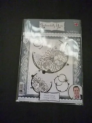 £4 • Buy Sentimentally Yours - Floral Curios Corsage Circles Stamps Set