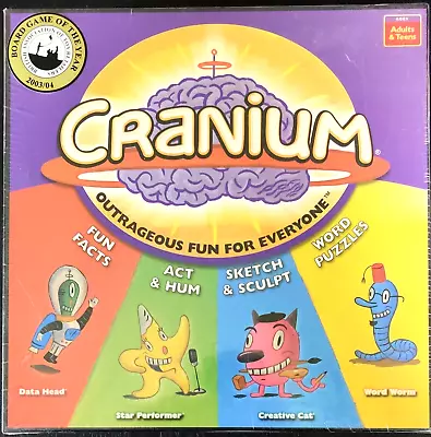 CRANIUM - Outrageous Fun For Everyone New Sealed. Family Party. ✅ • £14.99