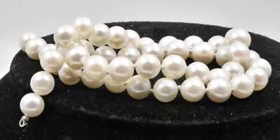 Vintage Loose Strand 15  - 7.6mm Salt Water Akoya Pearl Necklace NO CLASP • $74