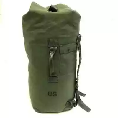 Military Canvas Duffle Bag - Heavy Duty - Top Load - Giant Cargo Bag - Used • $49.95