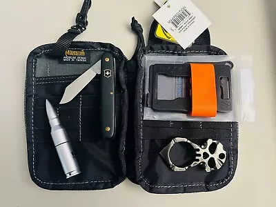EDC Gear Lot Trayvax Wallet Nuck Thumb Drive Victorinox Knife Maxpedition Bag • $89.10