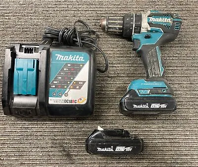 Makita XPH12 18V Cordless Hammer Driver Drill With Battery & Charger Included • $89.99