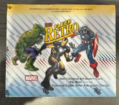 2015 Upper Deck Marvel Fleer Retro Factory Sealed Hobby Box **RARE** • $1825